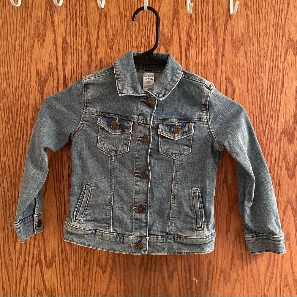 Carters Girls Jean Jacket Size 5T